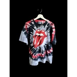 Vintage The Rolling Stones T-Shirt 1994 Men's Sz Large Tie Dye Liquid Blue